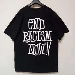 美品StüssyステューシーTシャツ半袖バックプリントブラックサイズL