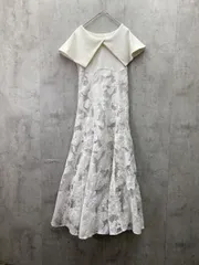 dazzlin ダズリン 022340302301-02 オパールフラワーコルセット ワンピース sizeS/オフホワイト ■◆ レディース