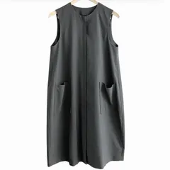 mizuiroind ミズイロインド  ロング ベスト ジレ ノースリーブ ワンピース