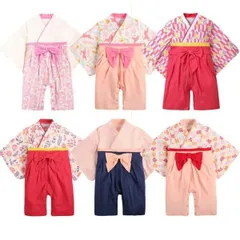 新柄！ 袴 ロンパース カバーオール ベビー服 お正月 赤ちゃん 女の子 ひなまつり ひな祭り 初節句 衣装 お食い初め お宮参り 服装 百日祝い1742746