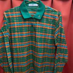 深水光太 90s イヴ・サンローラン 半袖総柄ポロシャツ ピスネーム ysl 