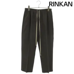 リックオウエンス  20AW  RU20F3397-CVR ドローストリングクロップドスラックスロングパンツ メンズ 46のサムネイル