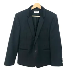 SAINT LAURENT PARIS サンローランパリ ラペル切替1Bジャケット サイズ:46  552569   ブラック メンズ / 240001178695のサムネイル