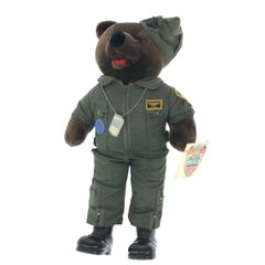 テディベア アメリカ 空軍制服 カーキー 軍隊ミリタリー - メルカリ