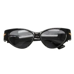極美品 BOTTEGAVENETA ボッテガヴェネタ サングラス アイウェア BV1002S 001 サイズ55□16-135 サイドロゴ ブラック 中古 4a000610のサムネイル
