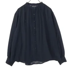 Sonny Label サニーレーベル 長袖 ブラウス F ネイビー レディース 古着のサムネイル