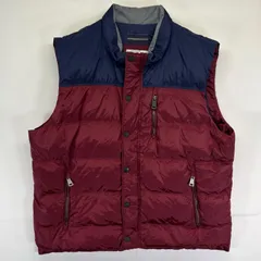 古着 オービス ORVIS ベスト ダウン フルジップ アウトドア 大きいサイズ 胸ポケット XL  ネイビー系 メンズのサムネイル