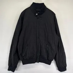 古着 カルバンクラインジーンズ Calvin Klein Jeans ジャケット 中綿 キルティング ブルゾン M  ブラック系 無地 メンズ