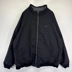 古着 ランズエンド Lands' End ジャケット ブルゾン フルジップ フリースライナー 大きいサイズ 3XL  ブラック系 メンズ
