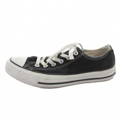 コンバース CONVERSE ALL STAR スニーカー シューズ ローカット 25cm 黒 ブラック M9166 /FF ■GY17