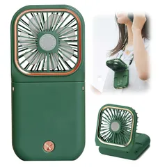 即納：PSE認証 携帯扇風機、手持ちUSB扇風機、ハンディファン、多角度調整、静音設計、デスクトップ用、卓上扇風機、旅行の相棒、折り畳み、コンパクト、緊急充電機能、夏の必需品、風速調節可能、熱中症対策/花火大会/スポーツ観戦 ギフト 誕生日プレゼント (L 0