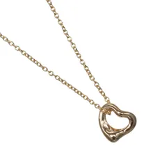 【TIFFANY&Co.】ティファニー オープンハート 7mmモデル K18ピンクゴールド レディース 1.6g ネックレス
