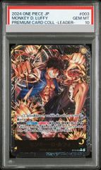 PSA10】モンキー・D・ルフィ(パラレル)(リーダーコレクション) L ST13