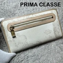 PRIMA CLASSE プリマクラッセ 長財布 ラウンドファスナー PVC×レザー ホワイトのサムネイル