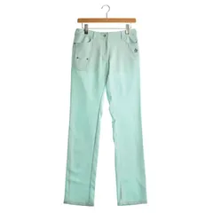 マンシングウェア | 9(M相当) | レディース ロングパンツ グリーン系【中古】ゴルフウェア