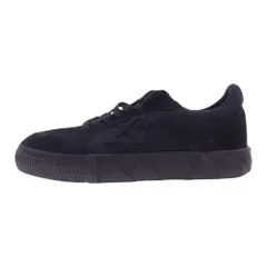 OFF-WHITE オフホワイト スニーカー スエード キャンバス ローカット スニーカー ブラック系 40【中古】のサムネイル