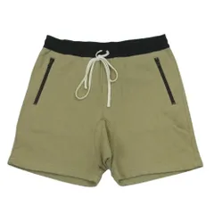 FEAR OF GOD フィアオブゴッド FOG ESSENTIALS エッセンシャルズ ジップポケット スウェット ショーツ ハーフ パンツ ベージュ系 M【中古】