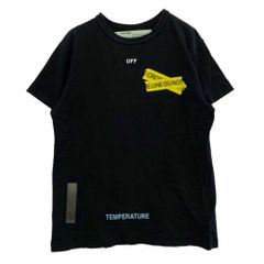 off white tシャツブラック半袖ロゴ矢印テープ黒イエロー off white tシャツブラック半袖ロゴ矢印テープ黒イエロー - メルカリ