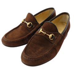 24675✨グッチ ホースビット スエード ローファー チャッカブーツ 37.5