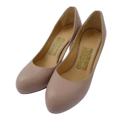 Salvatore Ferragamo サルヴァトーレフェラガモ ハイヒール レザー パンプス ピンク系 4.5【中古】