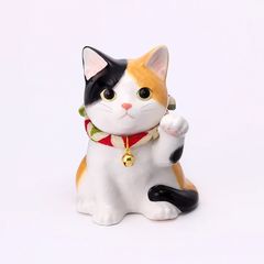 招き猫 九谷焼 朱地金彩 3号 置物 縁起物 楽天市場】九谷焼 3号招猫 朱地金彩 : 七to八-Seven to eight-