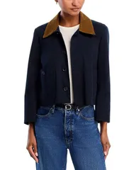 フレーム レディース アウター コート FRAME The Small Trench Coat Navy ネイビー