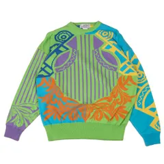ジャンニヴェルサーチGIANNI VERSACE ジャガードニットセーター マルチM位のサムネイル