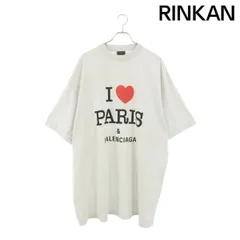 バレンシアガ  787349 TRVU9 アイラブパリプリントTシャツ メンズ 5