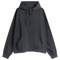 マルタンマルジェラ メンズ アウター パーカー・スウェット Maison Margiela Numbers Oversized Zip Hoodie Washed Black ブラックのサムネイル