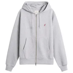 グラミチ メンズ アウター パーカー・スウェット Gramicci One Point Zip Hoodie Heather Grey グレーのサムネイル