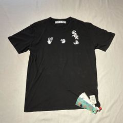 新品タグ付】オフホワイト Tシャツ L 黒 バックプリント イースト 