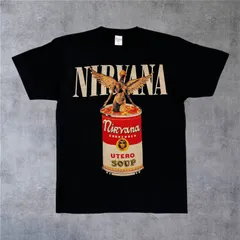 NIRVANA ニルヴァーナ in utero  半袖 Tシャツ バンド バンT ブラック BB104のサムネイル