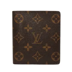 LOUIS VUITTON ルイヴィトン ポルトビエ10 カルトクレディ モノグラム 二つ折り財布 M60883 ブラウン 美品 中古 4a000304