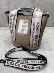 BROWN THEATRE PRODUCTS×VIS ブラウンシアタープロダクツ×ビス 2WAYミニ トート バッグ ベージュ ■■レディース