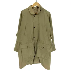 バーバリーズ BURBERRYS 90S 裏地ノバチェック ロゴボタン フラップポケット ドローコード ステンカラーコート メンズ import：L 