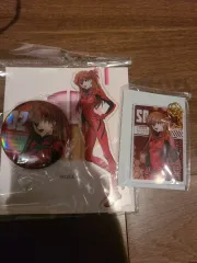 エヴァンゲリオン アスカ アクリルスタンド キーホルダー 缶バッジ