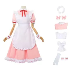 魔法少女まどか☆マギカ 鹿目まどか コスプレ 衣装 メイド服 コスチューム ハロウィン 学園祭 夏日祭 イベント 仮装 [並