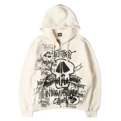 【新品】STUSSY ステューシー パーカー ボーン サイズ:L | 26SS スカルグラフィック フルジップ スウェットパーカー(SKULLS ZIP HOODIE PIGMENT DYED) | トップス フーディー【メンズ】