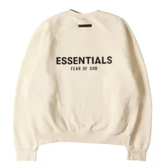 【美品】FEAR OF GOD フィアオブゴッド スウェット クリーム系 サイズ:S | FOG ESSENTIALS ブランドロゴ クルーネック スウェットシャツ | トップス トレーナー【メンズ】【中古】のサムネイル
