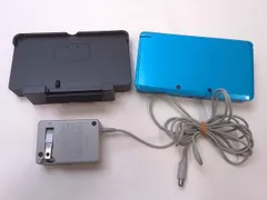  ゲーム ニンテンドー3DS 本体 CTR-001 動作品 ライトブルー 充電器付き 中古品