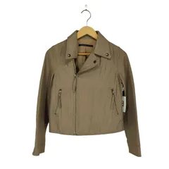 スピックアンドスパン Spick and Span pig leather ピッグレザーダブルライダースジャケット レディース  38
