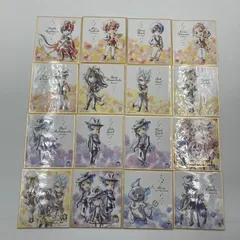 【未使用】ディズニー ツイステッドワンダーランド色紙ART1 全16点セット コンプ