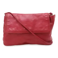 LOEWE ロエベ アナグラム ポシェット ショルダーバッグ 2WAY ポーチ 斜め掛け レザー ピンク ゴールド金具