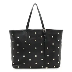 JIMMY CHOO ジミー チュウ ジミーチュウ SASHA M サシャM トートバッグ ショルダーバッグ 肩掛け スクエアスタッズ レザー ブラック 黒