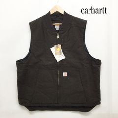 fumi様専用】 Carhartt ダックベスト DKB ダークブラウン M - メルカリ
