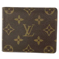ルイヴィトン LOUIS VUITTON ポルトビエ9カルトクレディ 二つ折り財布 モノグラム キャンバス M60930 ブラウン メンズ【中古】