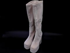 EMODA FLARE COVER FIT BOOTS アイボリー L - メルカリ