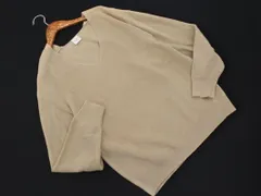 URBAN RESEARCH DOORS アーバンリサーチドアーズ Vネック ニット セーター sizeONE/ベージュ ■◇ レディース
