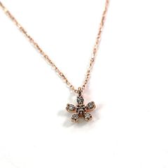 stan-k10ゴールド ネックレス フラワーモチーフ - メルカリ