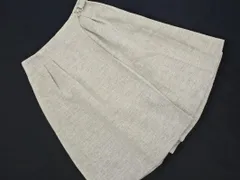 NATURAL BEAUTY ナチュラルビューティー サイドベルト Aライン 台形 スカート size36/グレー ■◇ レディースのサムネイル